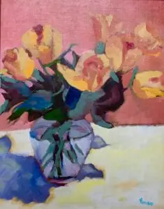 Flowers - oil painting