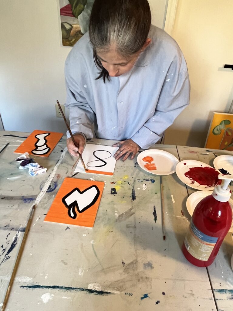 One Day Abstract Class with the request to loosen up - Elisabeth Vismans