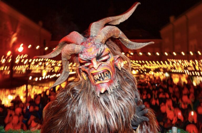 Scary image of Krampus Has Come and Gone.