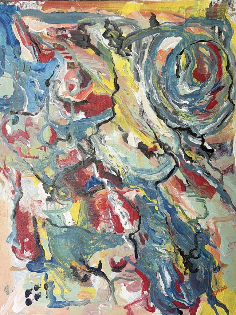 Elisabeth Vismans - Unrestrained - Gestural Abstract